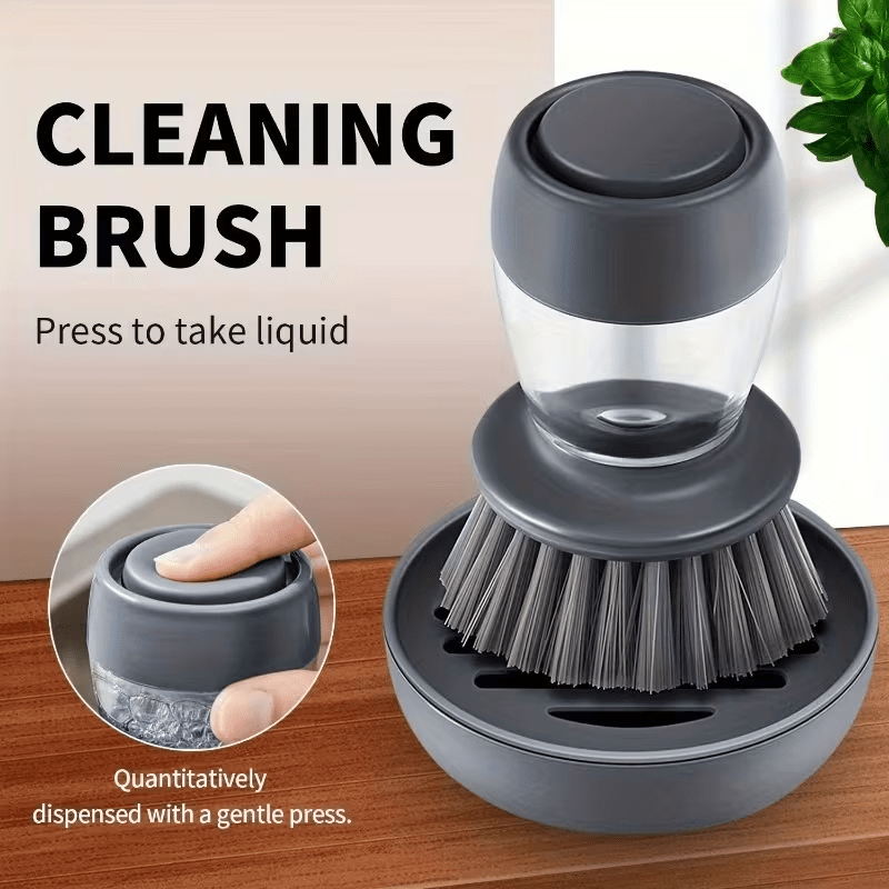 Kitchen Baking Pan Organizer - Dishwashing Brush With Soap Dispenser, Kitchen