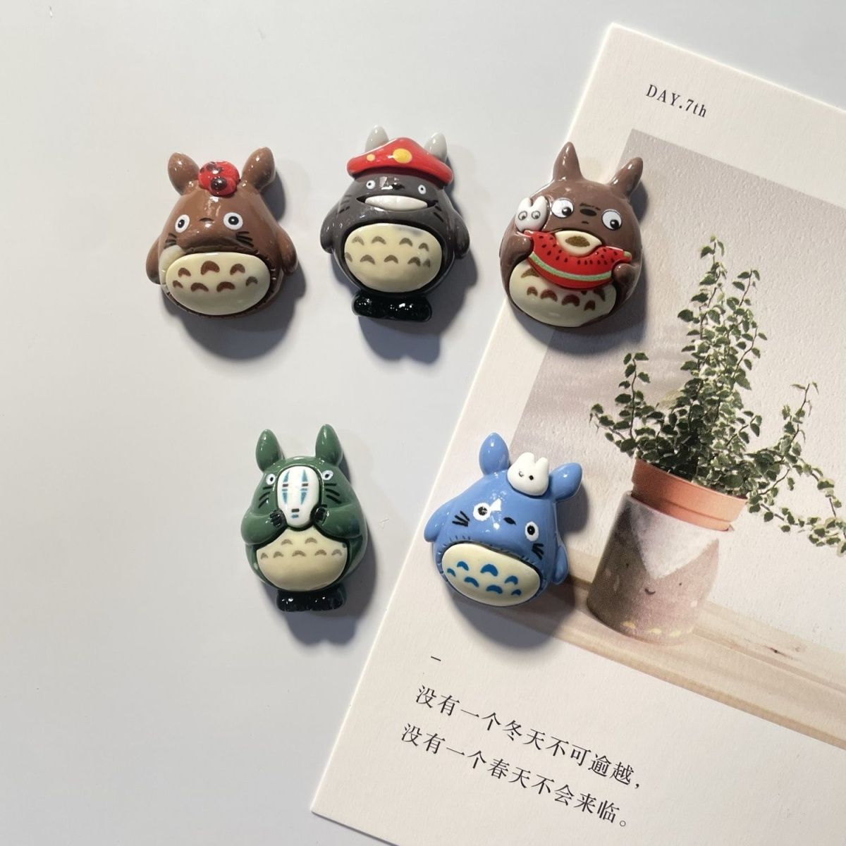 Kitchen Baking Storage - Totoro Anime Resin Fridge Magnet Cute