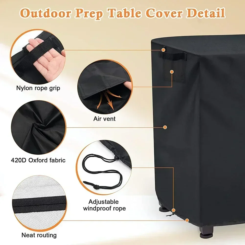 Waterproof Outdoor Prep Movabl - Kitchen Baking Cart ulasan dan harga