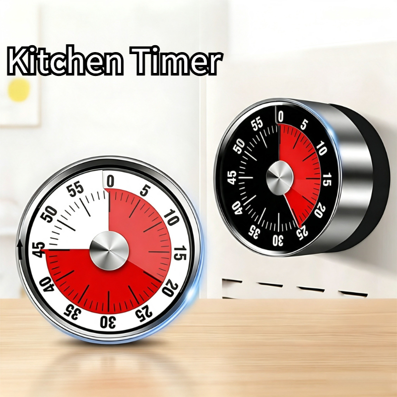 Stainless Steel Timer Magnetic - Baking Kitchen Hourly ulasan dan harga