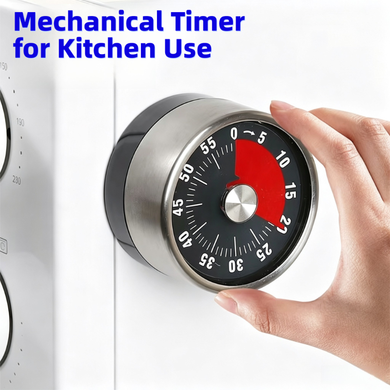 Stainless Steel Timer Magnetic - Baking Kitchen Hourly ulasan dan harga