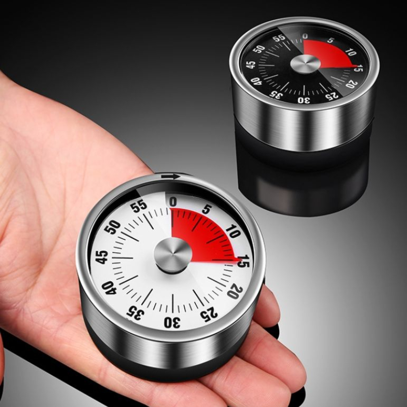 Stainless Steel Timer Magnetic - Baking Kitchen Hourly ulasan dan harga
