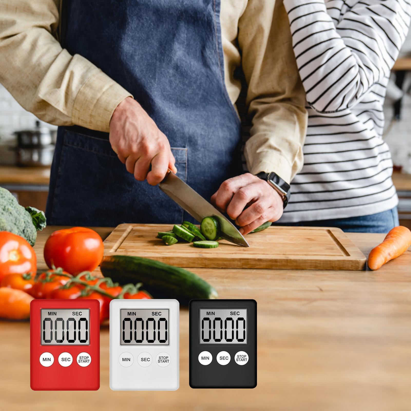 1pc Magnetic Kitchen Timer Dig - Baking Kitchen Hourly ulasan dan harga