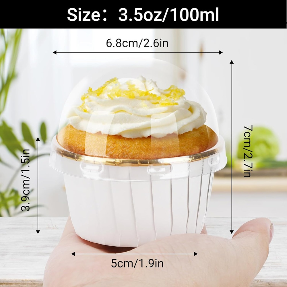 50 pcs Muffins Cup Paper Cupca - Kitchen Baking Products ulasan dan harga