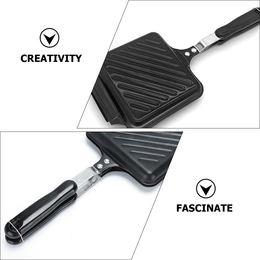 Non-Stick Kitchen Sandwich Mak - Kitchen Baking Machine ulasan dan harga