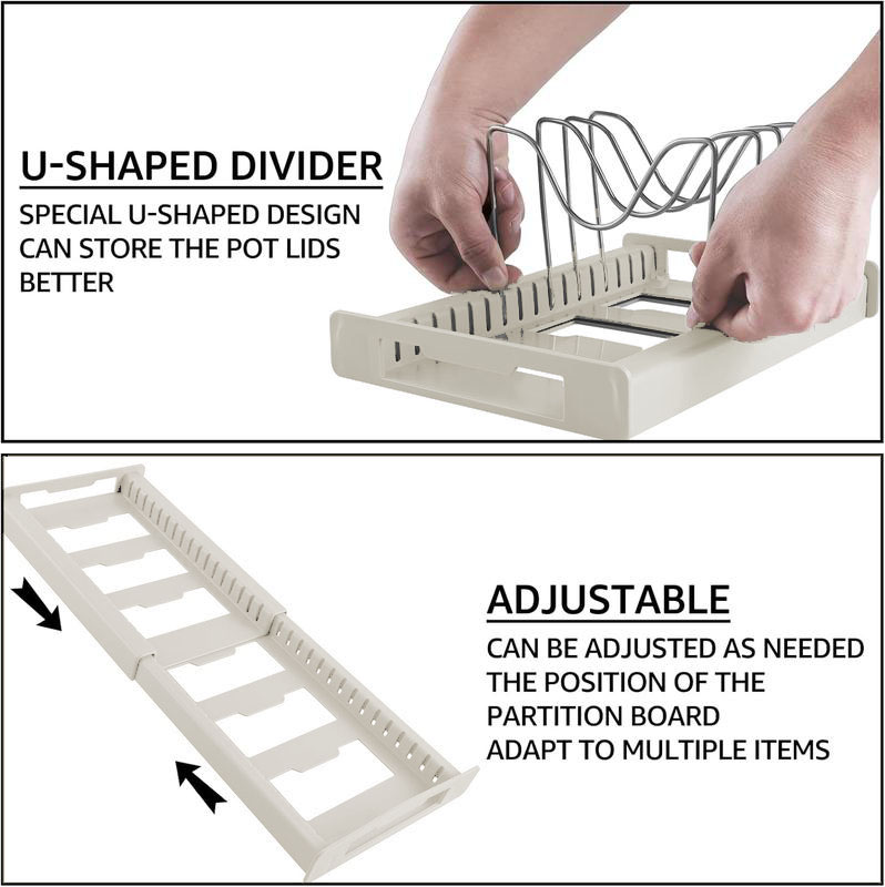 Expandable Kitchen Pot Pan Org - Kitchen Baking Pan Organizer ulasan dan harga