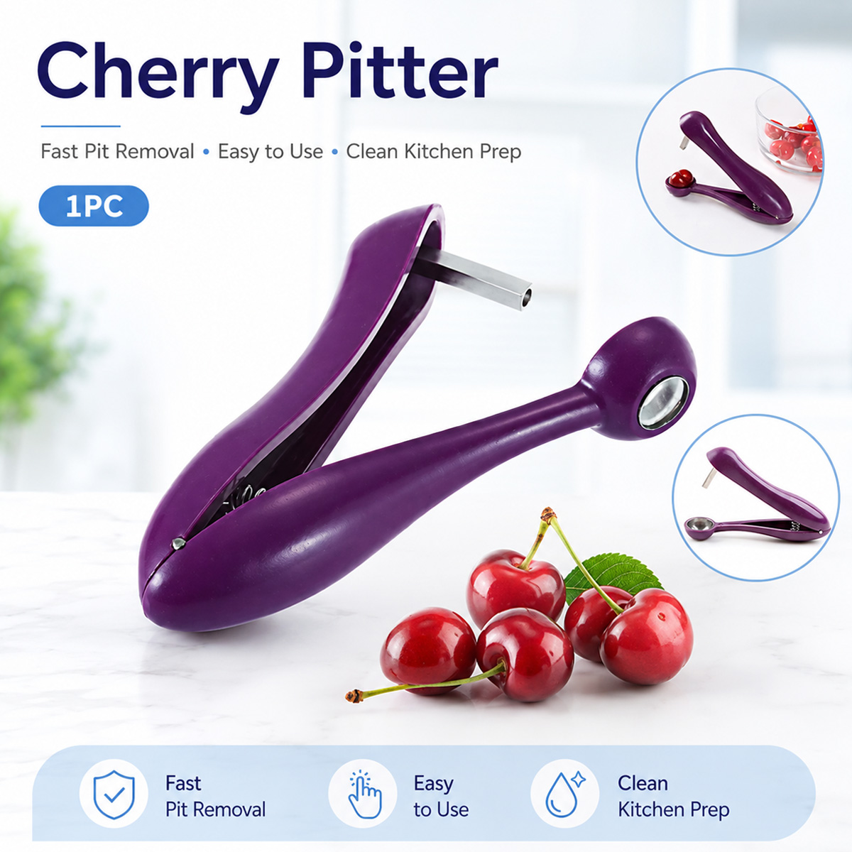 Cherry Kernel Remover Handheld - Kitchen Baking Tools ulasan dan harga