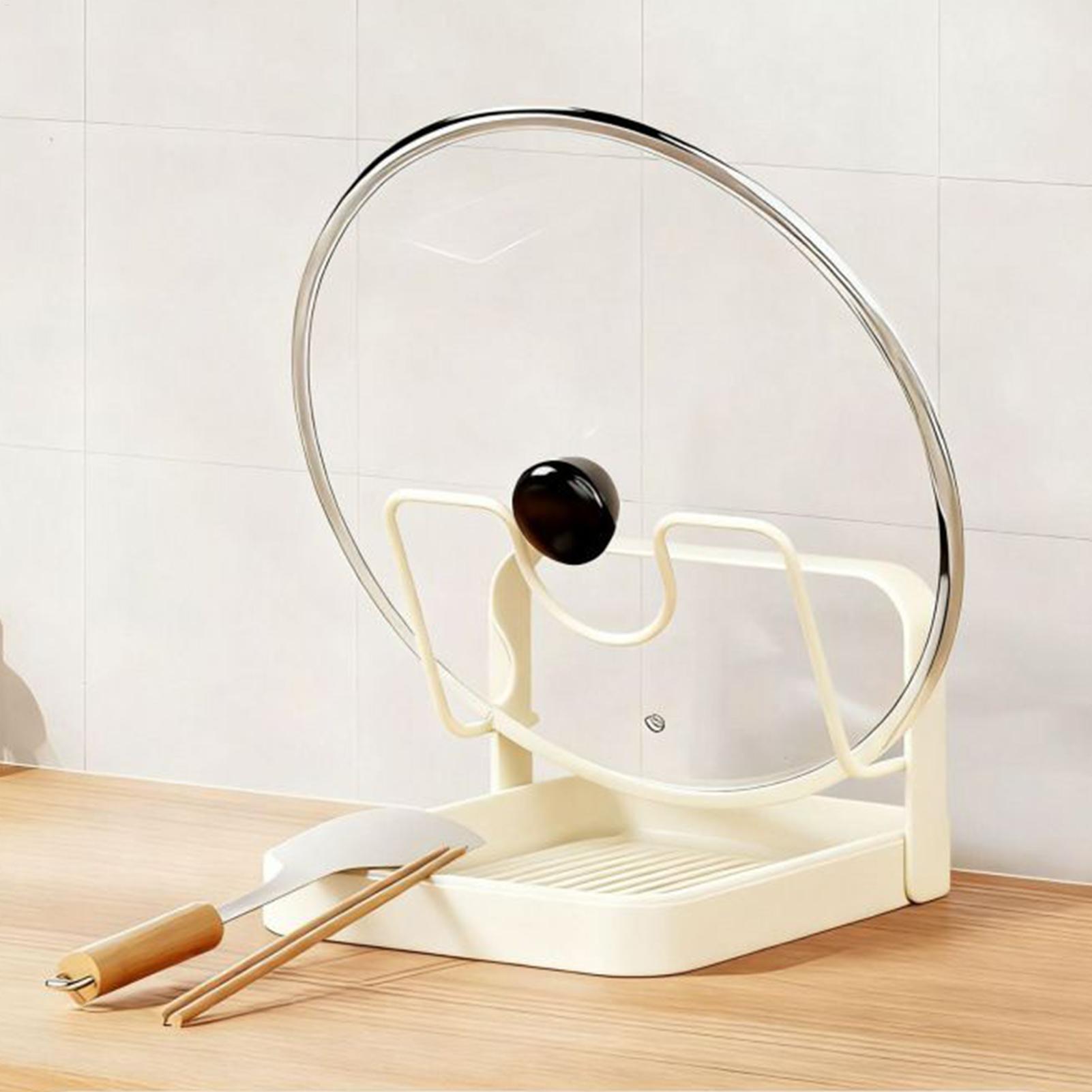 Pot Lid Organizer Anti-Slip Ki - Kitchen Baking Pan Organizer ulasan dan harga