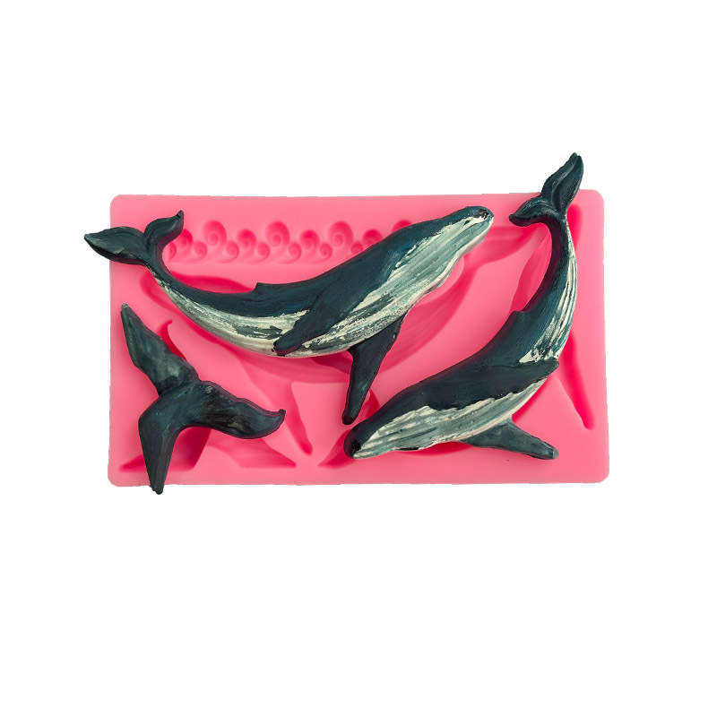 DIY Whale Silicone Mold Ocean  - Kitchen Baking Products ulasan dan harga