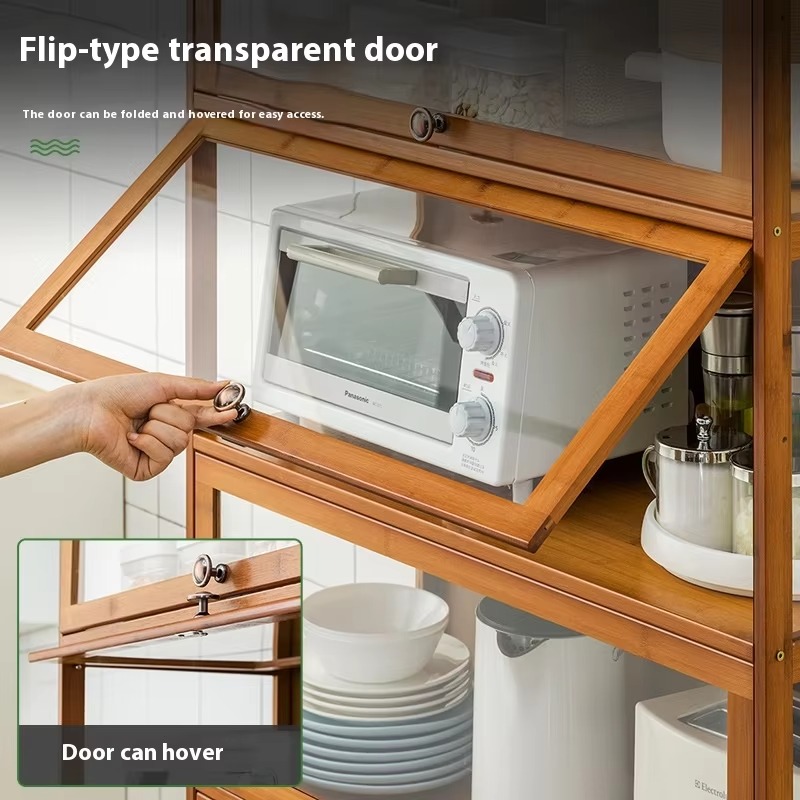 Kitchen cart mango wood adjust - Kitchen Baking Cart ulasan dan harga