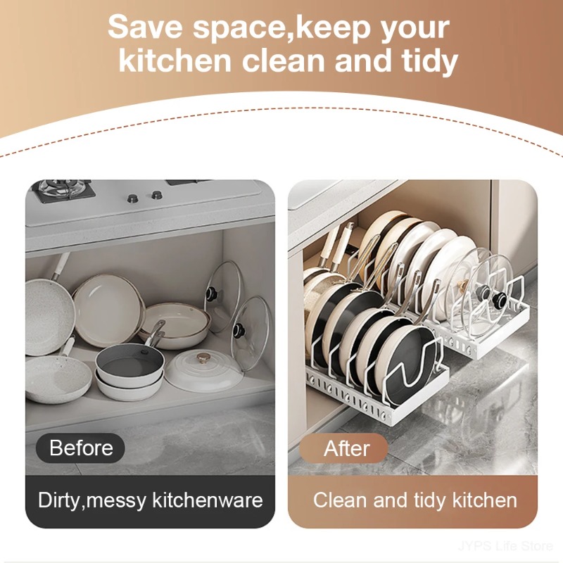 Hot Sale Multifunctional Pull- - Kitchen Baking Pan Organizer ulasan dan harga