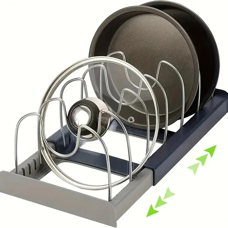 Expandable Stainless Steel Sto - Kitchen Baking Pan Organizer ulasan dan harga