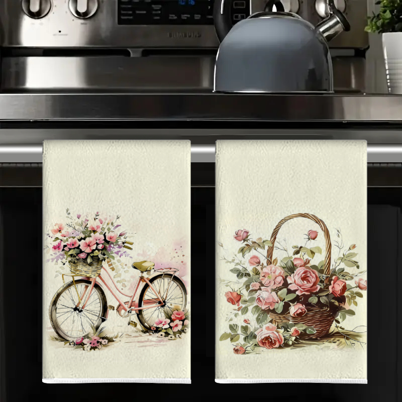 2Pcs, Flower Cart + Rose Baske - Kitchen Baking Cart ulasan dan harga