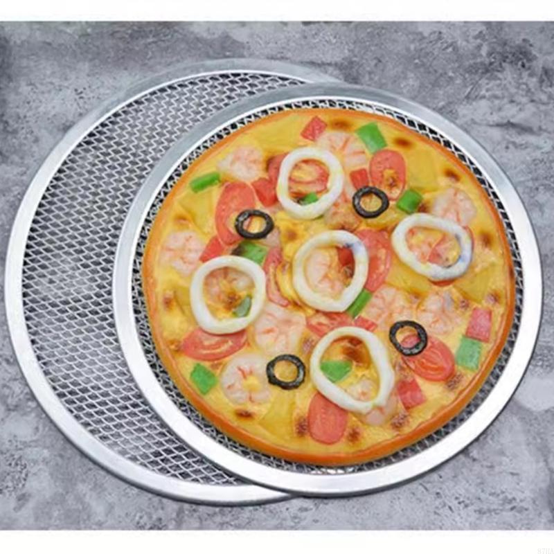 Round Aluminum Pizza Screen, O - Kitchen Baking Center ulasan dan harga