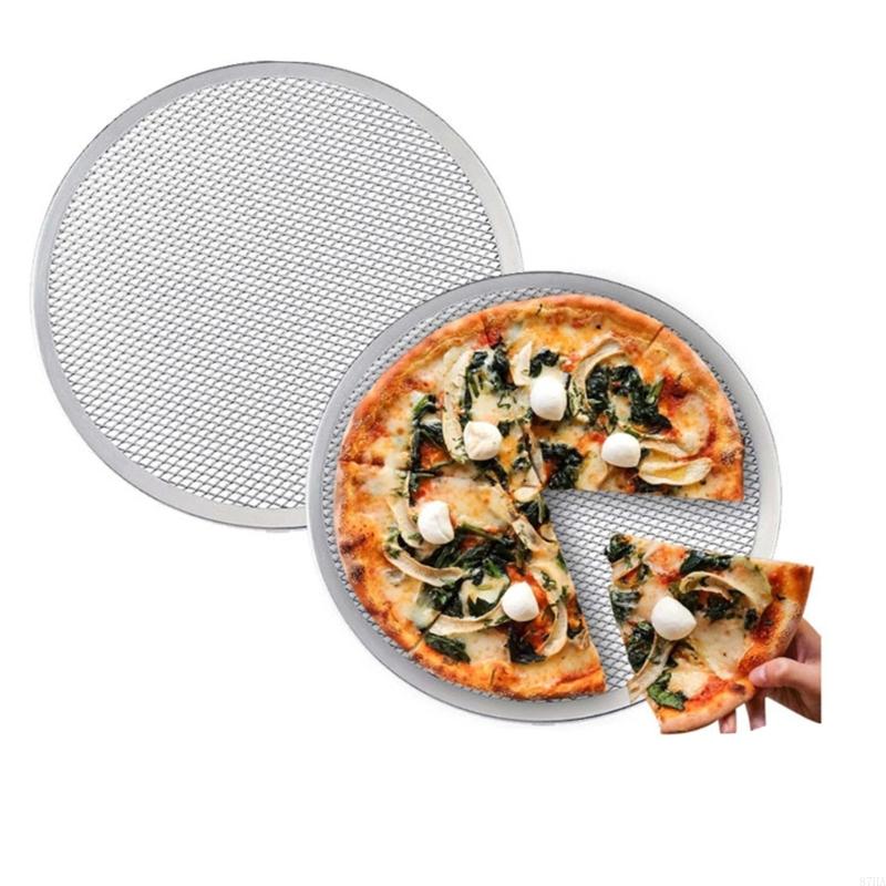 Round Aluminum Pizza Screen, O - Kitchen Baking Center ulasan dan harga
