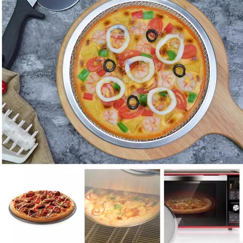 Round Aluminum Pizza Screen, O - Kitchen Baking Center ulasan dan harga