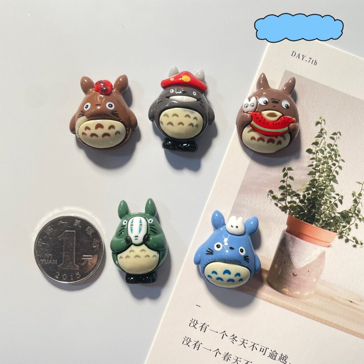 Totoro Anime Resin Fridge Magn - Kitchen Baking Storage ulasan dan harga