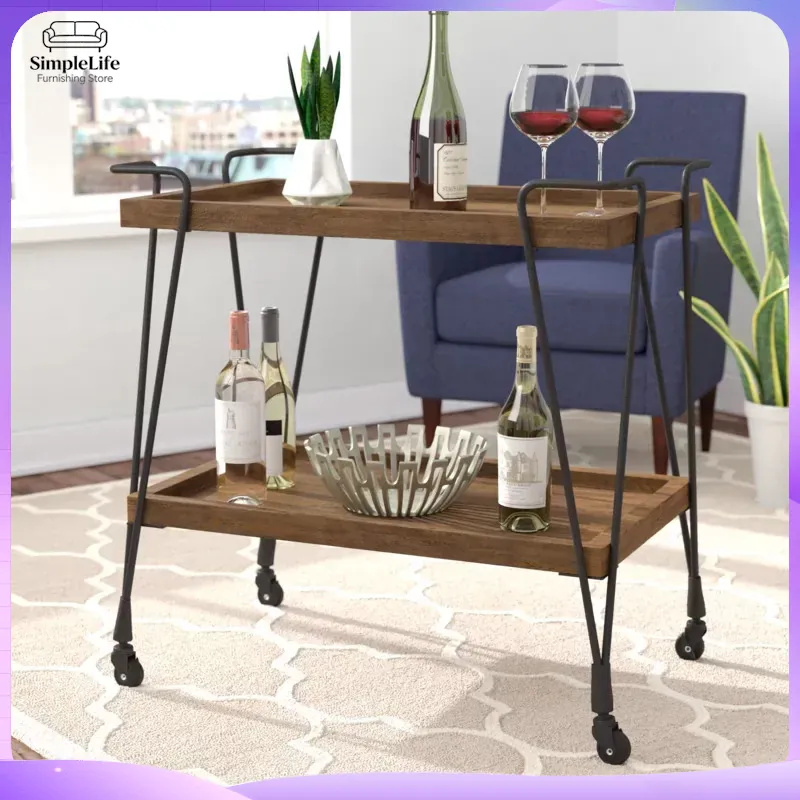 Kitchen Trolley with Wheels Ro - Kitchen Baking Cart ulasan dan harga