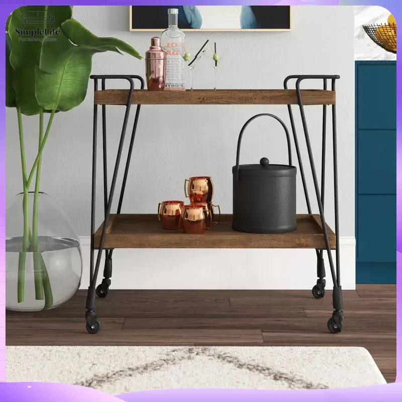 Kitchen Trolley with Wheels Ro - Kitchen Baking Cart ulasan dan harga